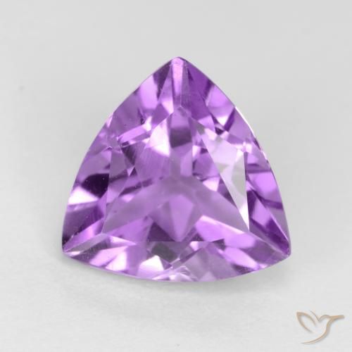 2.19ct Natural Violeta púrpura intenso Amatista, Trillón, VVS-VS
