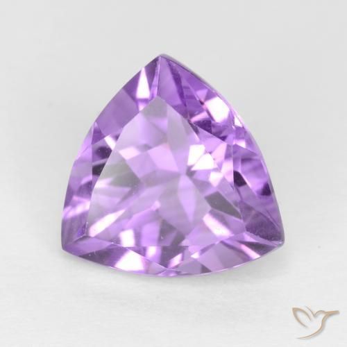 Amatista Violeta medio natural de 2.32 ct, Trillón, VVS-VS