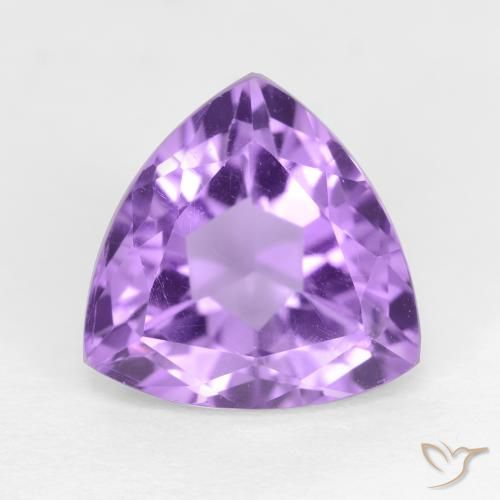 3.16ct Natural Violeta medio Amatista, Trillón, VS