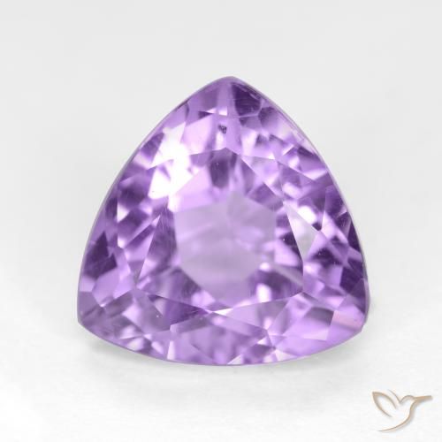 3.21ct Natural Violeta medio Amatista, Trillón, VS