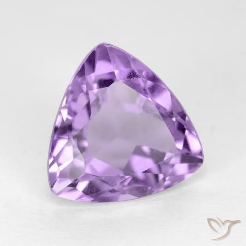 Amatista Violeta rosado natural de 3.08 ct, Trillón, VS