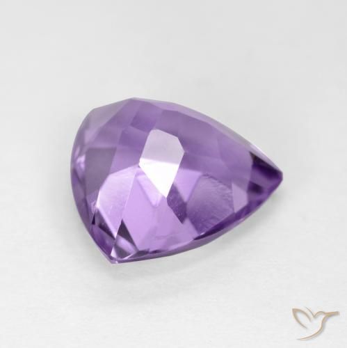 Amatista Violeta rosado natural de 2.85 ct, Trillón, VS