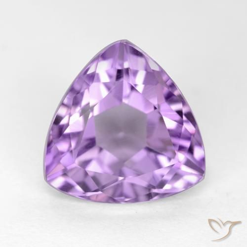 3.14ct Natural Violeta medio Amatista, Trillón, VS