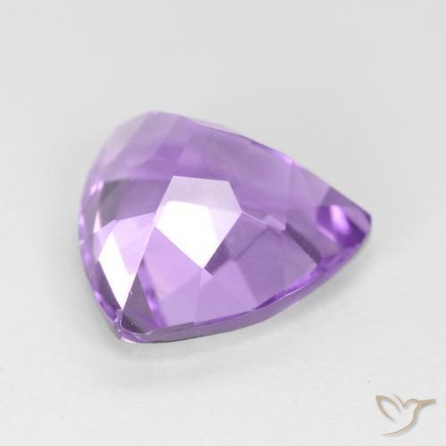 Amatista Violeta claro natural de 2.91 ct, Trillón, VS