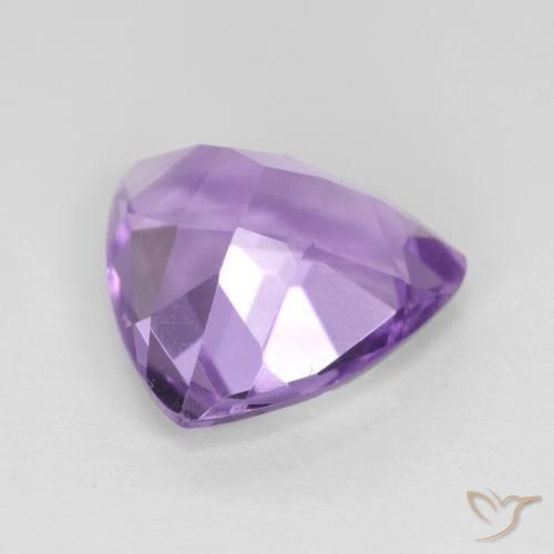 Amatista Violeta rosado natural de 2.62 ct, Trillón, VS