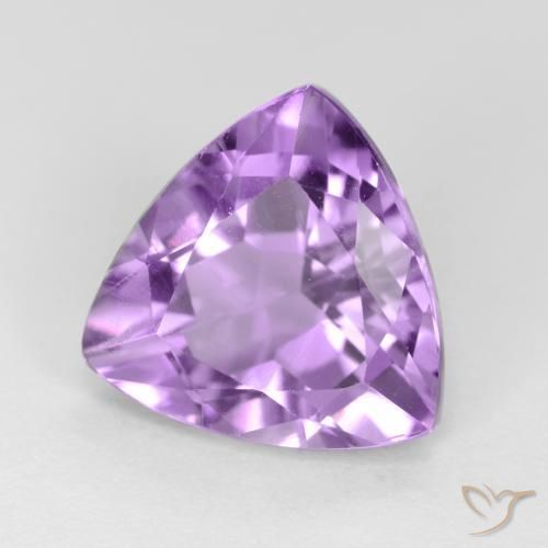Amatista Violeta rosado natural de 2.86 ct, Trillón, VS