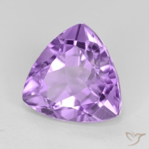 Amatista Violeta rosado natural de 3.01 ct, Trillón, VS