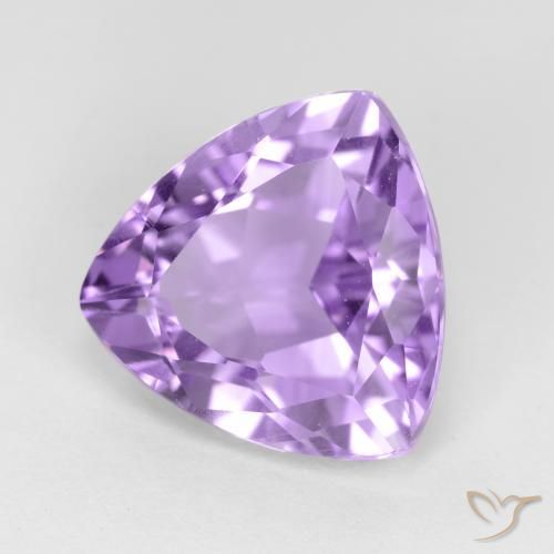 Amatista Violeta medio natural de 2.97 ct, Trillón, VS