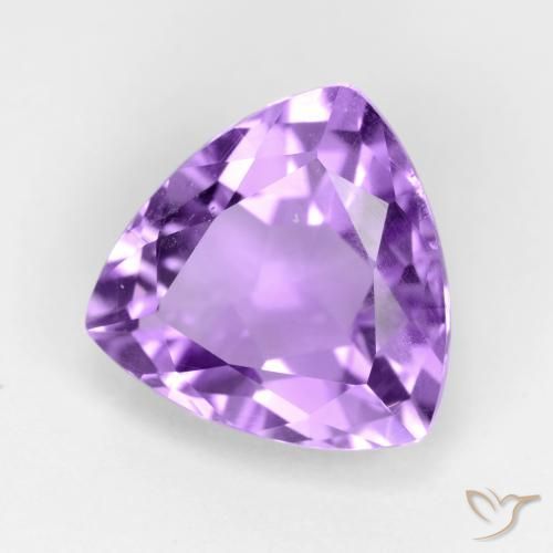 Amatista Violeta intenso natural de 3.13 ct, Trillón, VS