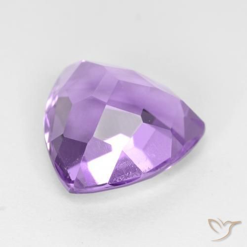 Amatista Violeta intenso natural de 3.13 ct, Trillón, VS