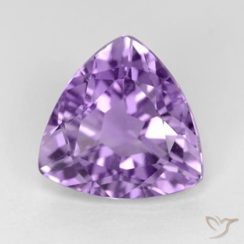 2.85ct Natural Violeta oscuro Amatista, Trillón, VS