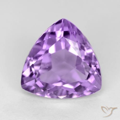 3.09ct Natural Violeta medio Amatista, Trillón, VS