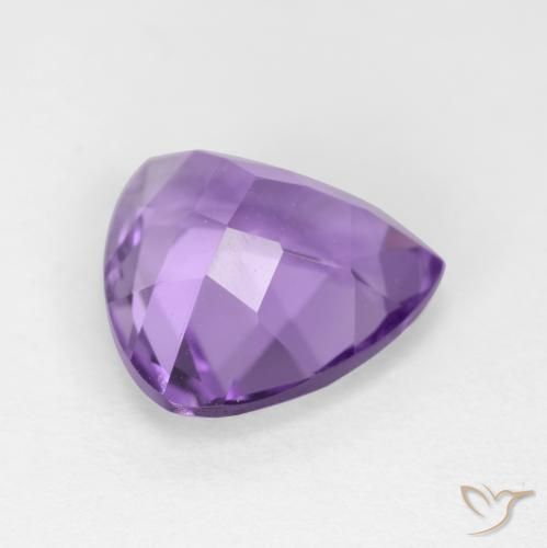 Amatista Violeta rosado natural de 2.89 ct, Trillón, VS