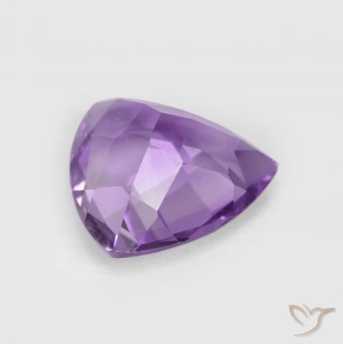 Amatista Violeta medio natural de 2.41 ct, Trillón, VS