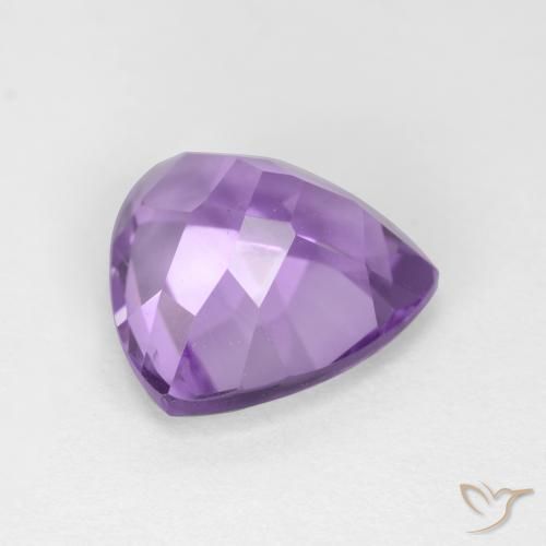 Amatista Violeta rosado natural de 3.10 ct, Trillón, VS