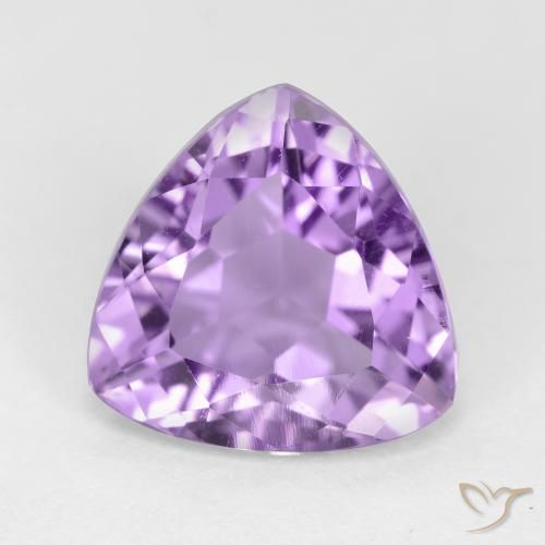 2.84ct Natural Violeta medio Amatista, Trillón, VS