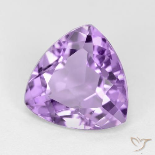 Amatista Violeta medio natural de 2.84 ct, Trillón, VS