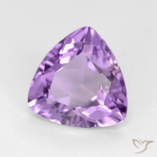 Amatista Violeta medio natural de 2.94 ct, Trillón, VS