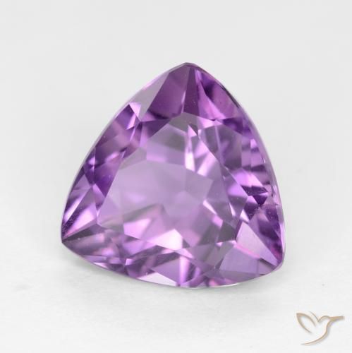 Amatista Violeta púrpura natural de 2.83 ct, Trillón, VS