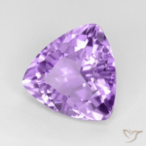 Amatista Violeta medio natural de 2.76 ct, Trillón, VVS-VS