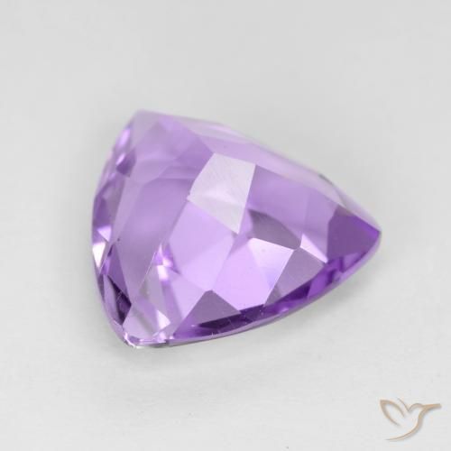 Amatista Violeta medio natural de 2.76 ct, Trillón, VVS-VS