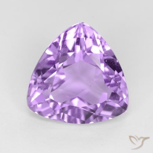 2.98ct Natural Violeta medio Amatista, Trillón, VVS-VS
