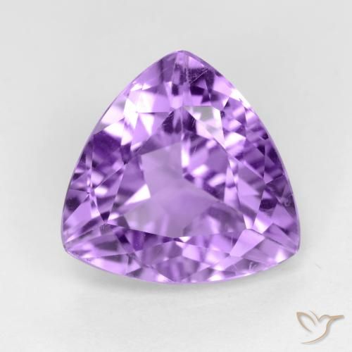 2.97ct Natural Violeta oscuro Amatista, Trillón, VS