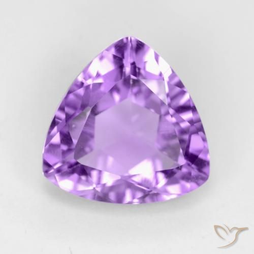 2.78ct Natural Violeta medio Amatista, Trillón, VVS-VS