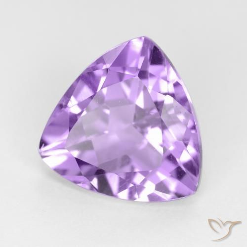 Amatista Violeta medio natural de 2.71 ct, Trillón, VVS-VS