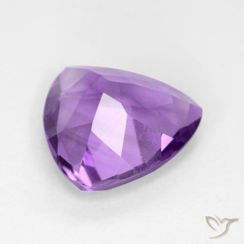 Amatista Violeta intenso natural de 2.55 ct, Trillón, VS