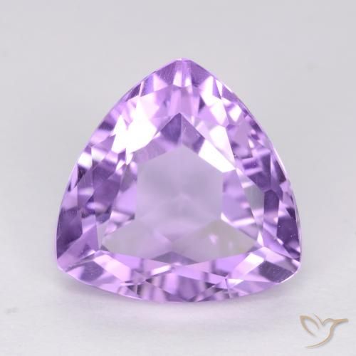 3.15ct Natural Violeta medio Amatista, Trillón, VS
