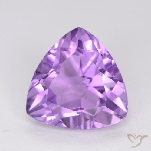 Amatista Violeta rosado natural de 2.85 ct, Trillón, VVS-VS