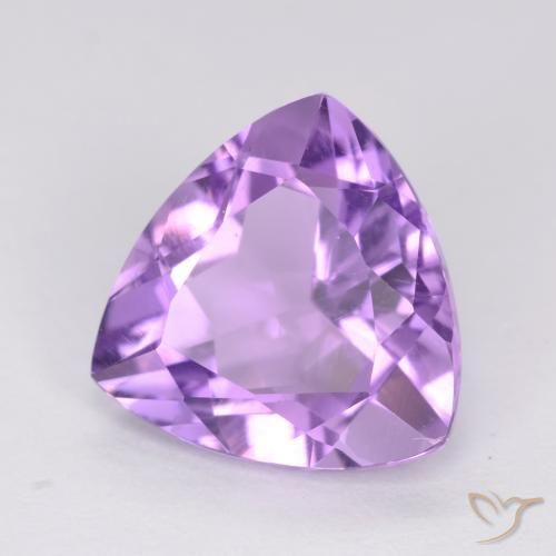 Amatista Violeta rosado natural de 2.85 ct, Trillón, VVS-VS