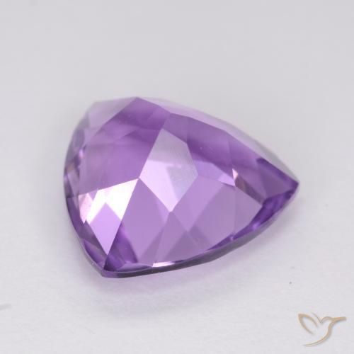 Amatista Violeta rosado natural de 2.85 ct, Trillón, VVS-VS