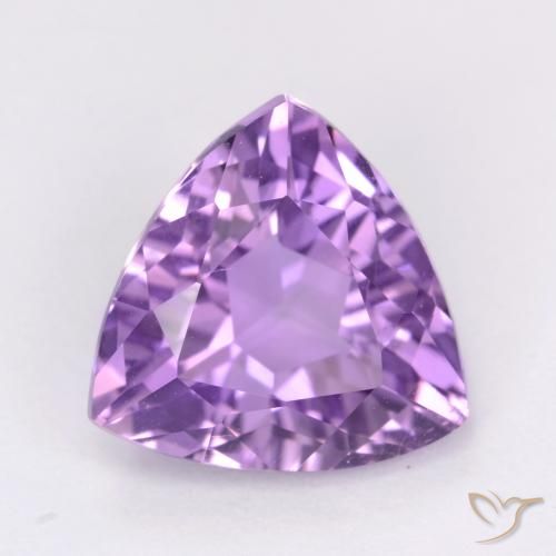 2.77ct Natural Violeta púrpura intenso Amatista, Trillón, VS