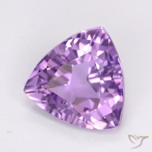 Amatista Violeta púrpura intenso natural de 2.77 ct, Trillón, VS