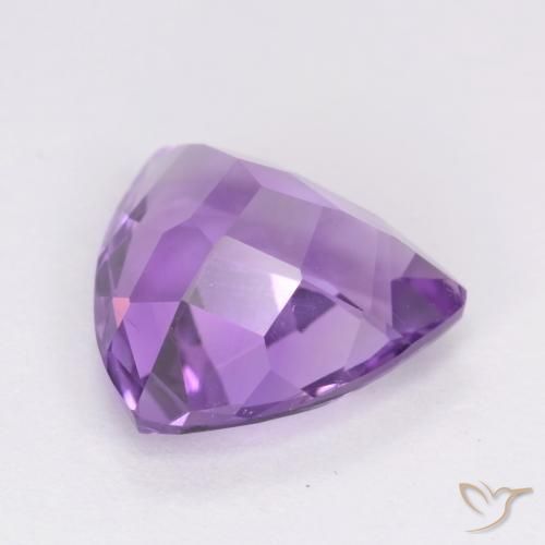 Amatista Violeta púrpura intenso natural de 2.77 ct, Trillón, VS