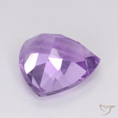 Amatista Violeta rosado natural de 3.02 ct, Trillón, VS