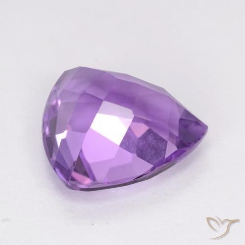 Amatista Violeta rosado natural de 2.83 ct, Trillón, VS