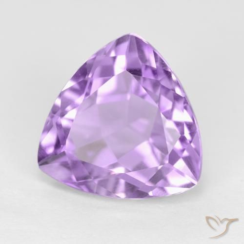 Amatista Violeta rosado natural de 3.16 ct, Trillón, VS