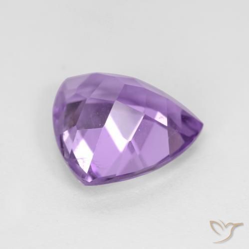 Amatista Violeta rosado natural de 2.84 ct, Trillón, VS