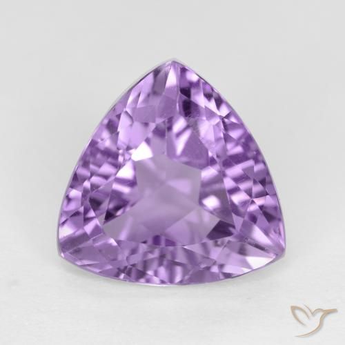 2.91ct Natural Violeta medio Amatista, Trillón, VVS-VS