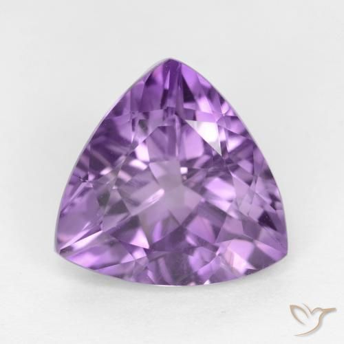 2.79ct Natural Violeta medio Amatista, Trillón, VS