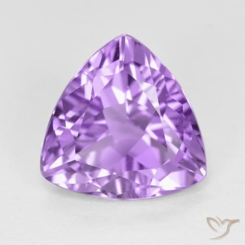 2.90ct Natural Violeta medio Amatista, Trillón, VS