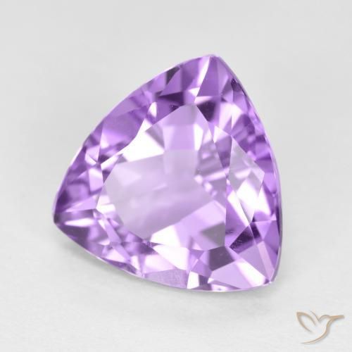 Amatista Violeta medio natural de 2.90 ct, Trillón, VS