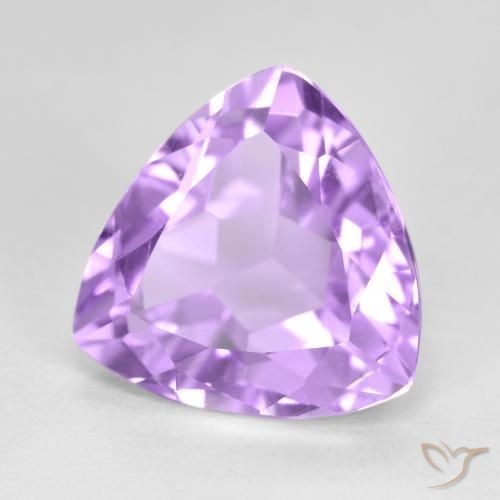 Amatista Violeta rosado natural de 3.06 ct, Trillón, VS