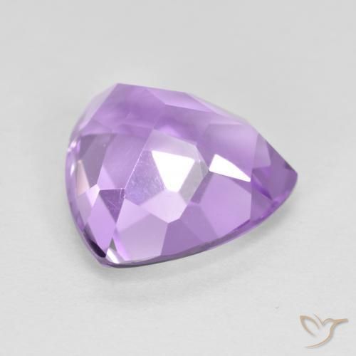 Amatista Violeta rosado natural de 3.06 ct, Trillón, VS