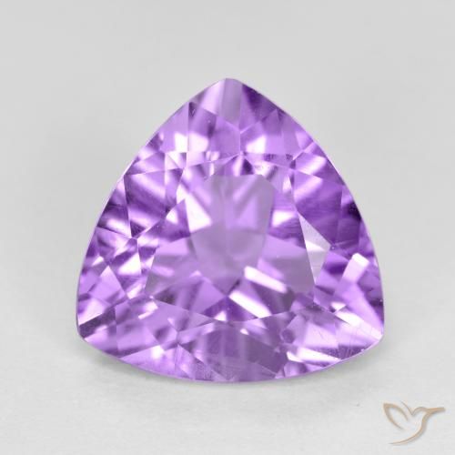 2.86ct Natural Violeta medio Amatista, Trillón, VS