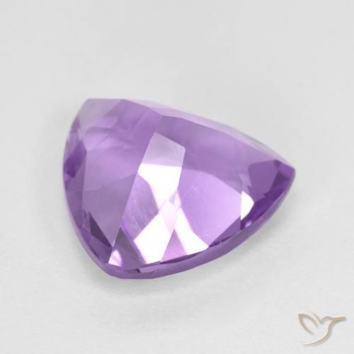 Amatista Violeta medio natural de 2.86 ct, Trillón, VS