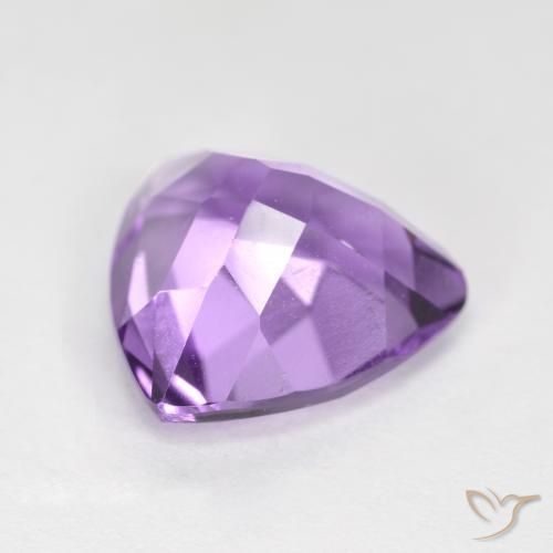Amatista Violeta rosado natural de 2.93 ct, Trillón, VS